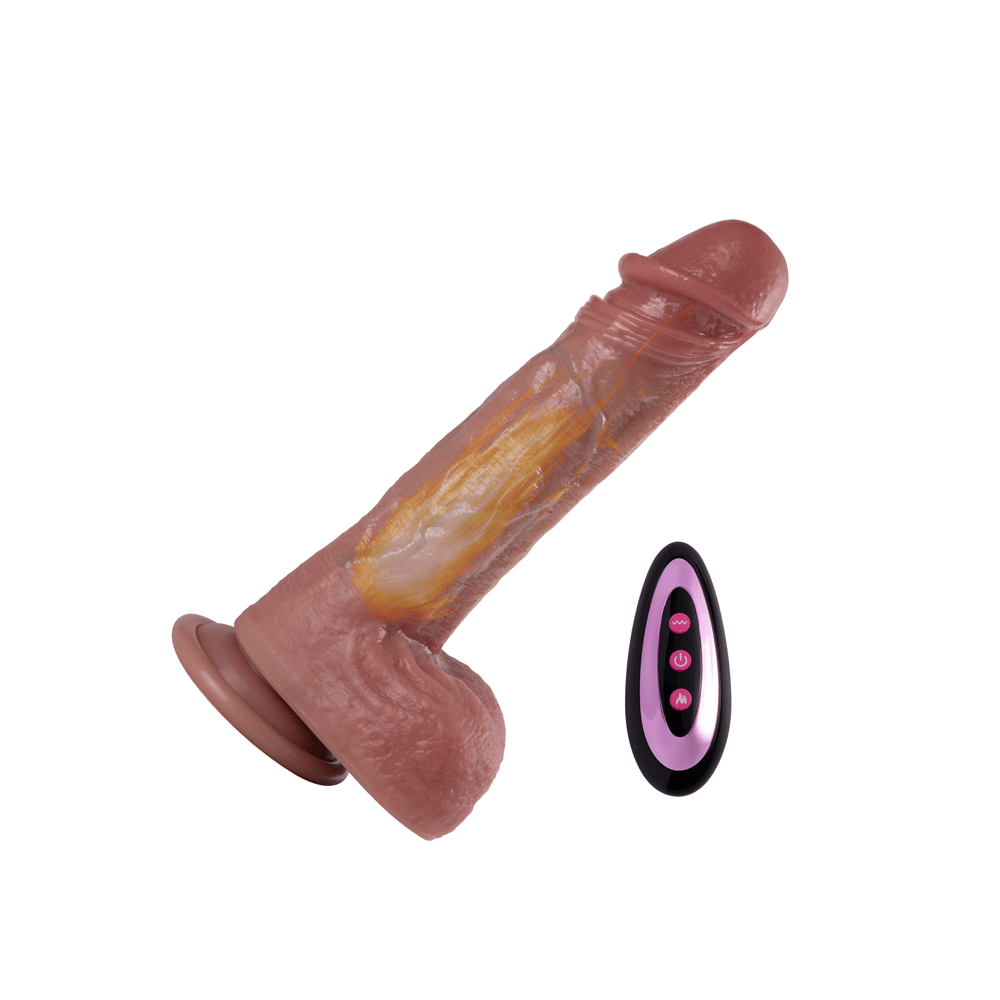 Lady killer - Thrusting & Vibrating Dildo with Heating Function Candyhub Lady killer - Thrusting & Vibrating Dildo with Heating Function Candyhub