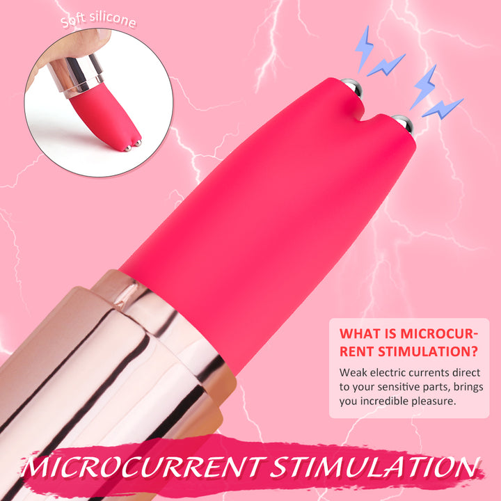 Lipstick Bullet Vibrator -  Weak Electric Currents Stimulation
