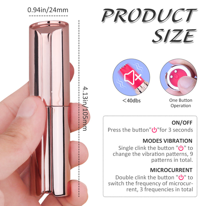 Lipstick Bullet Vibrator - Easy to Use a Bullet Vibrator
