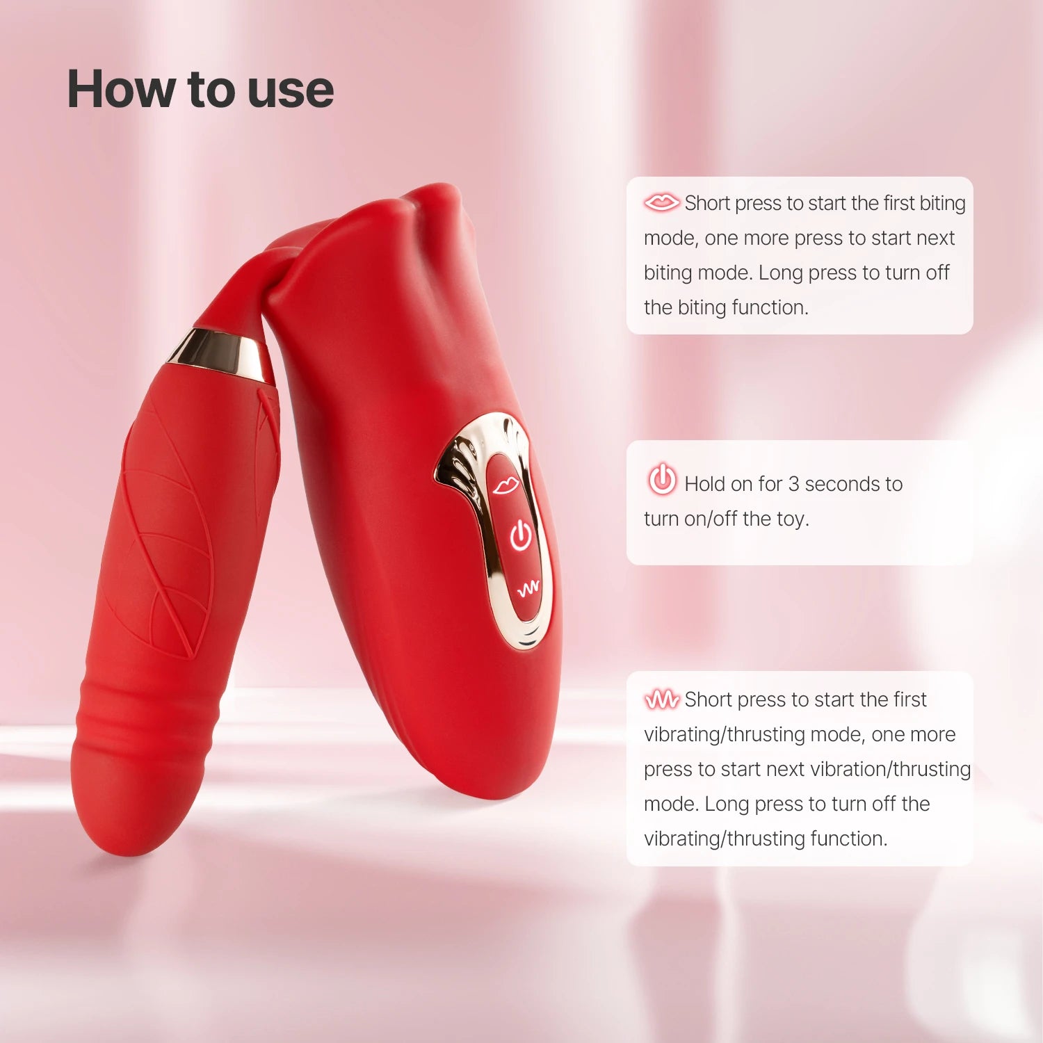 Mouth Thruster - G-spot Dildo & Mouth Biting Vibrator | Hot sex toy Candyhub Mouth Thruster - G-spot Dildo & Mouth Biting Vibrator | Hot sex toy Candyhub