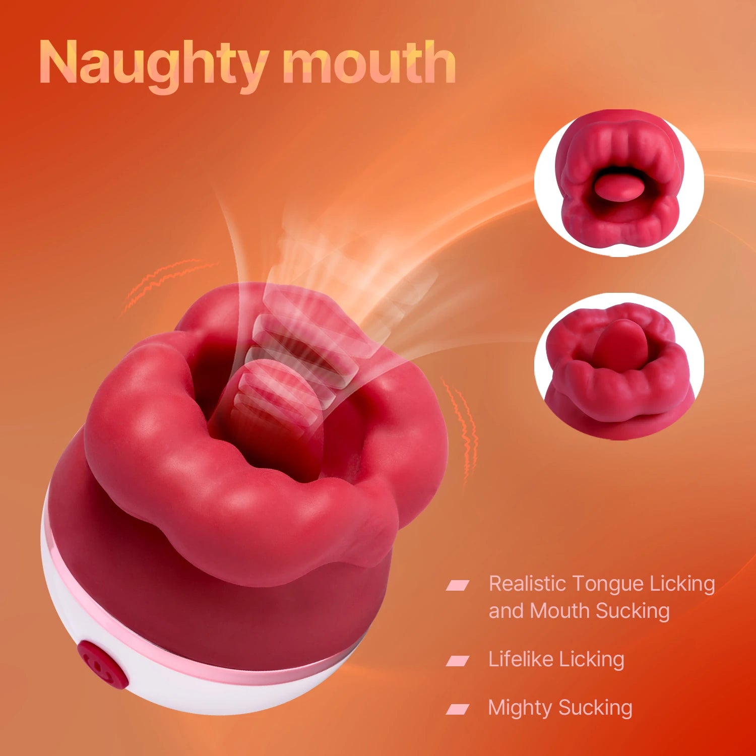 Swirl Sucker - Clitoral Suction Vibrator with Tongue lick Candyhub Swirl Sucker - Clitoral Suction Vibrator with Tongue lick Candyhub