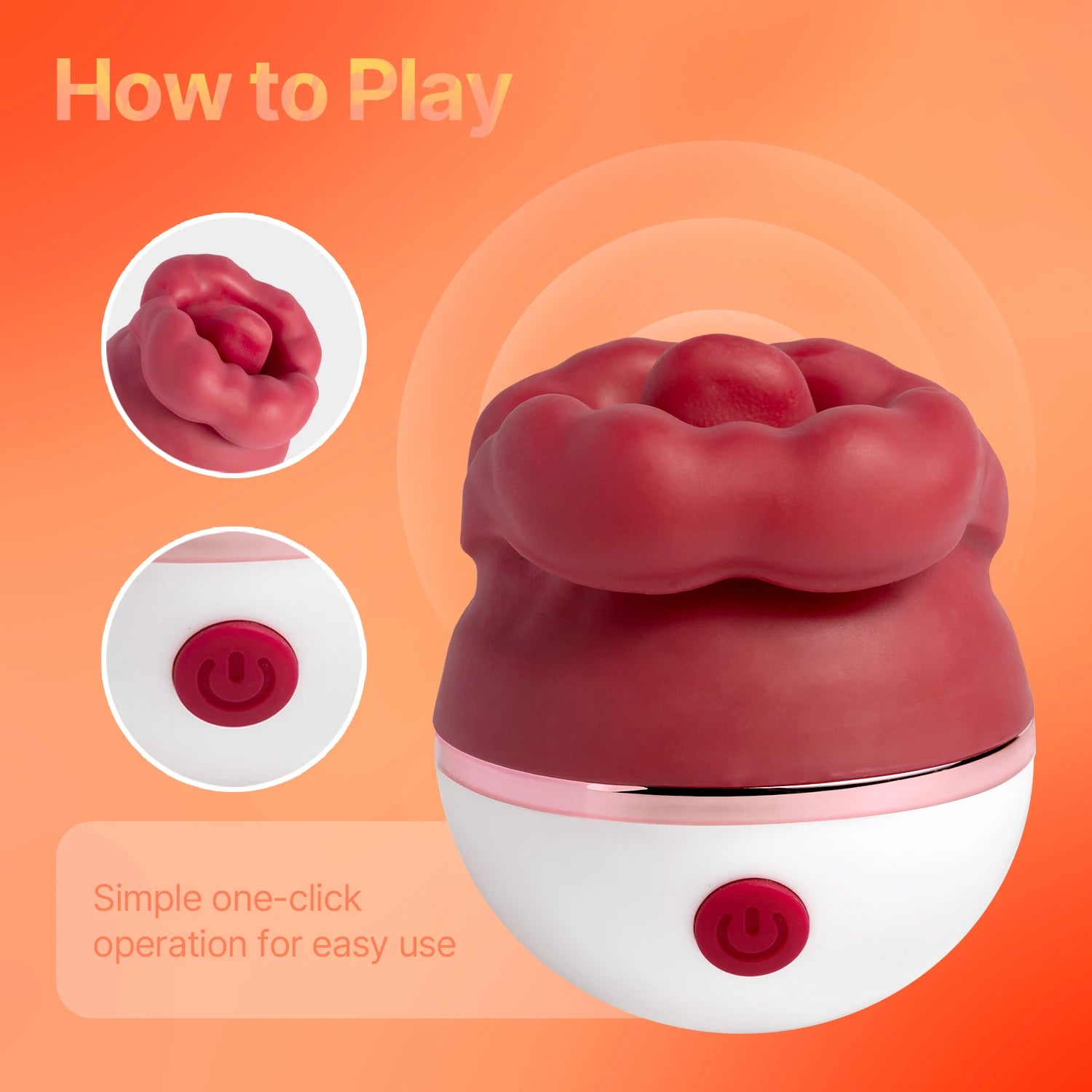 Swirl Sucker - Clitoral Suction Vibrator with Tongue lick Candyhub Swirl Sucker - Clitoral Suction Vibrator with Tongue lick Candyhub