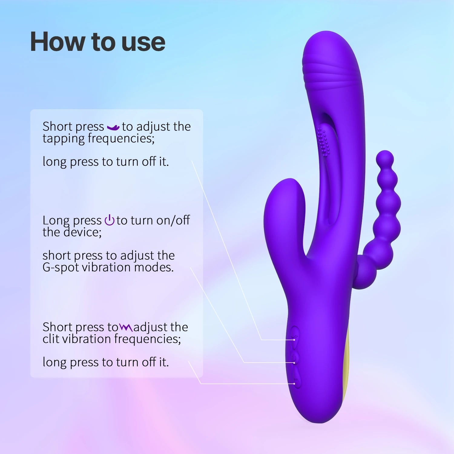 Sex toy Rabbit Vibrator with Tapping Finger Explore Sensual Pleasure Candyhub Sex toy Rabbit Vibrator with Tapping Finger Explore Sensual Pleasure Candyhub